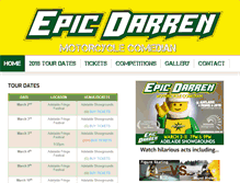 Tablet Screenshot of epicdarren.com